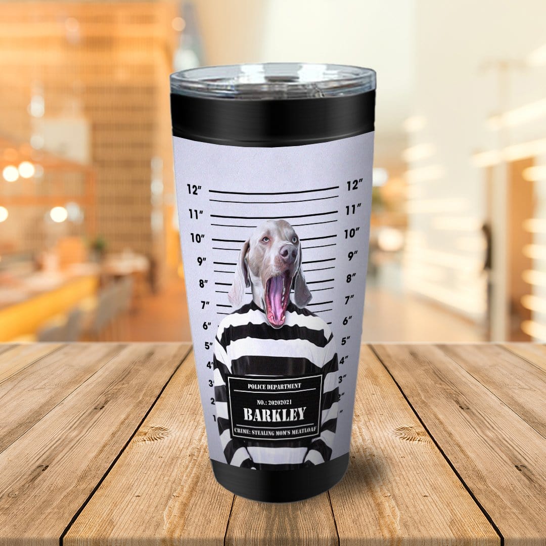 &#39;The Guilty Doggo&#39; Personalized Tumbler