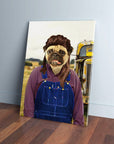 'The Hillbilly' Personalized Pet Canvas