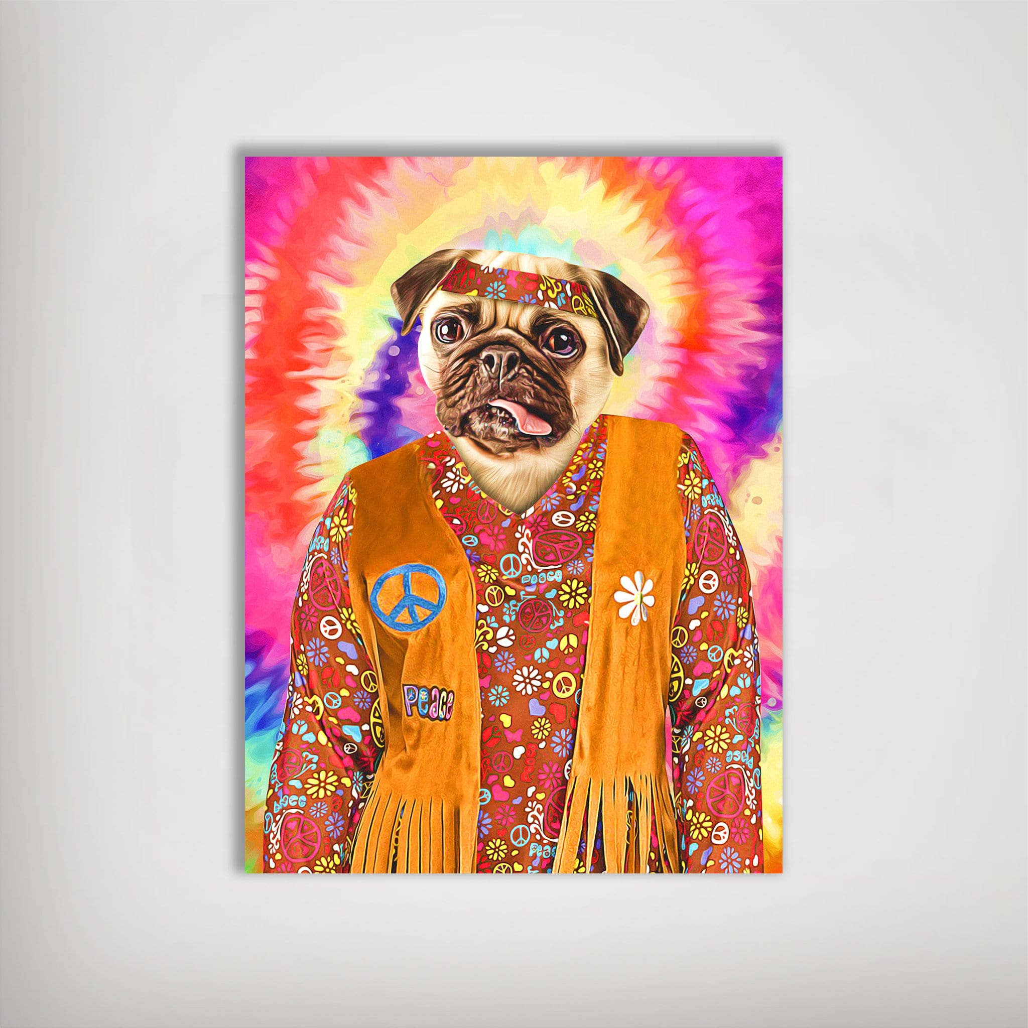 &#39;The Hippie (Female)&#39; Personalized Dog Poster