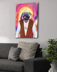 'The Hippie (Male)' Personalized Canvas