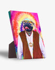 'The Hippie (Male)' Personalized Pet Standing Canvas