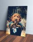 'The Hobdogg' Personalized Pet Canvas