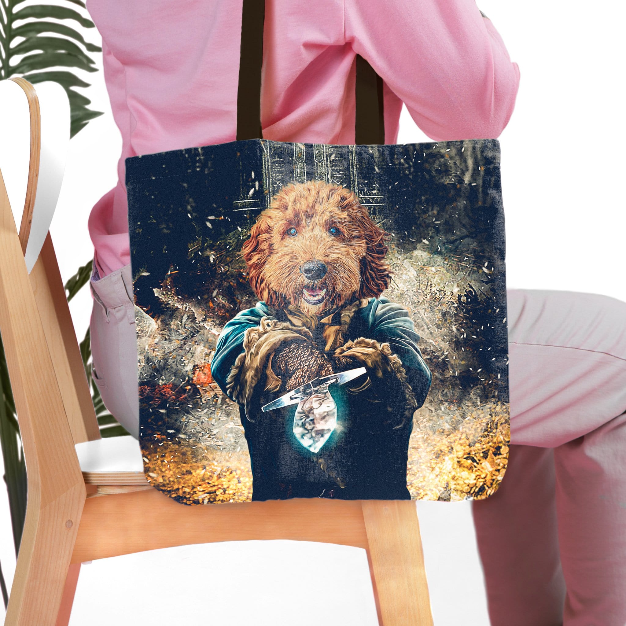&#39;The Hobdogg&#39; Personalized Tote Bag