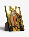 'The Hunter' Personalized Pet Standing Canvas