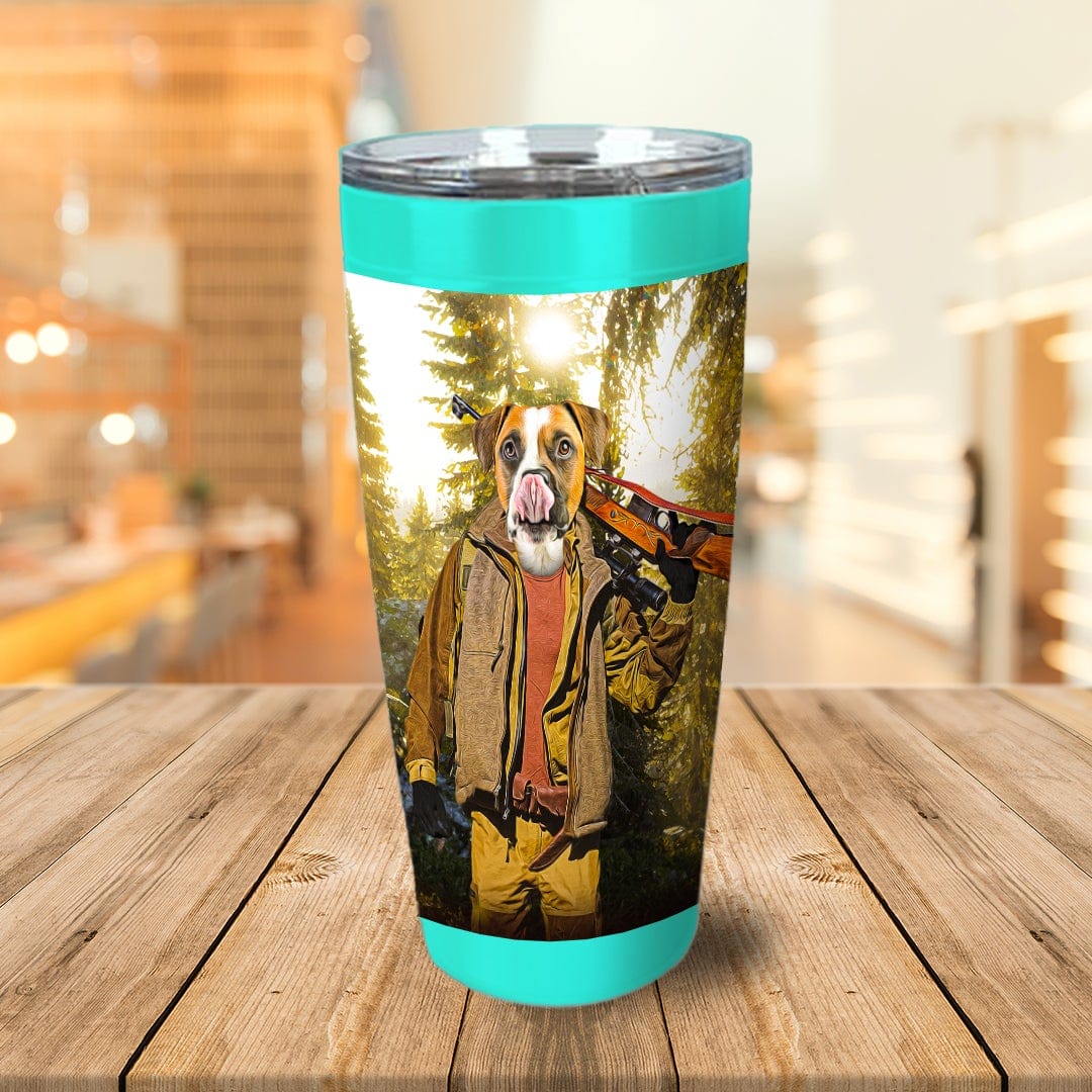 &#39;The Hunter&#39; Personalized Tumbler