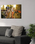 'The Hunters' Personalized 2 Pet Canvas