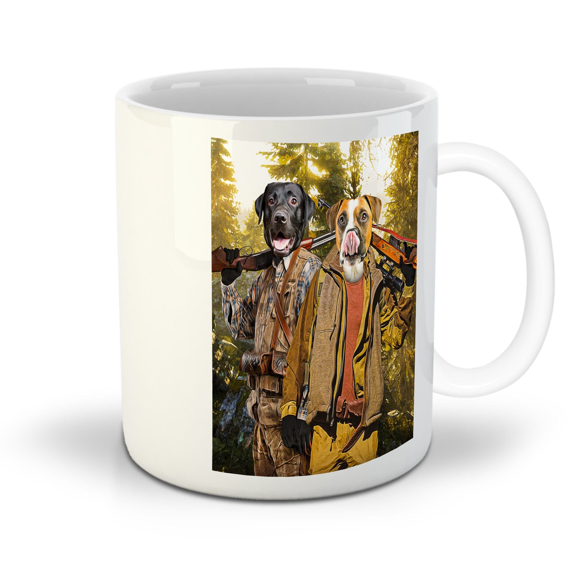 &#39;The Hunters&#39; Personalized 2 Pet Mug