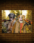 'The Hunters' Personalized 2 Pet Poster
