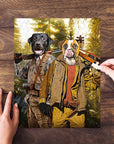 'The Hunters' Personalized 2 Pet Puzzle