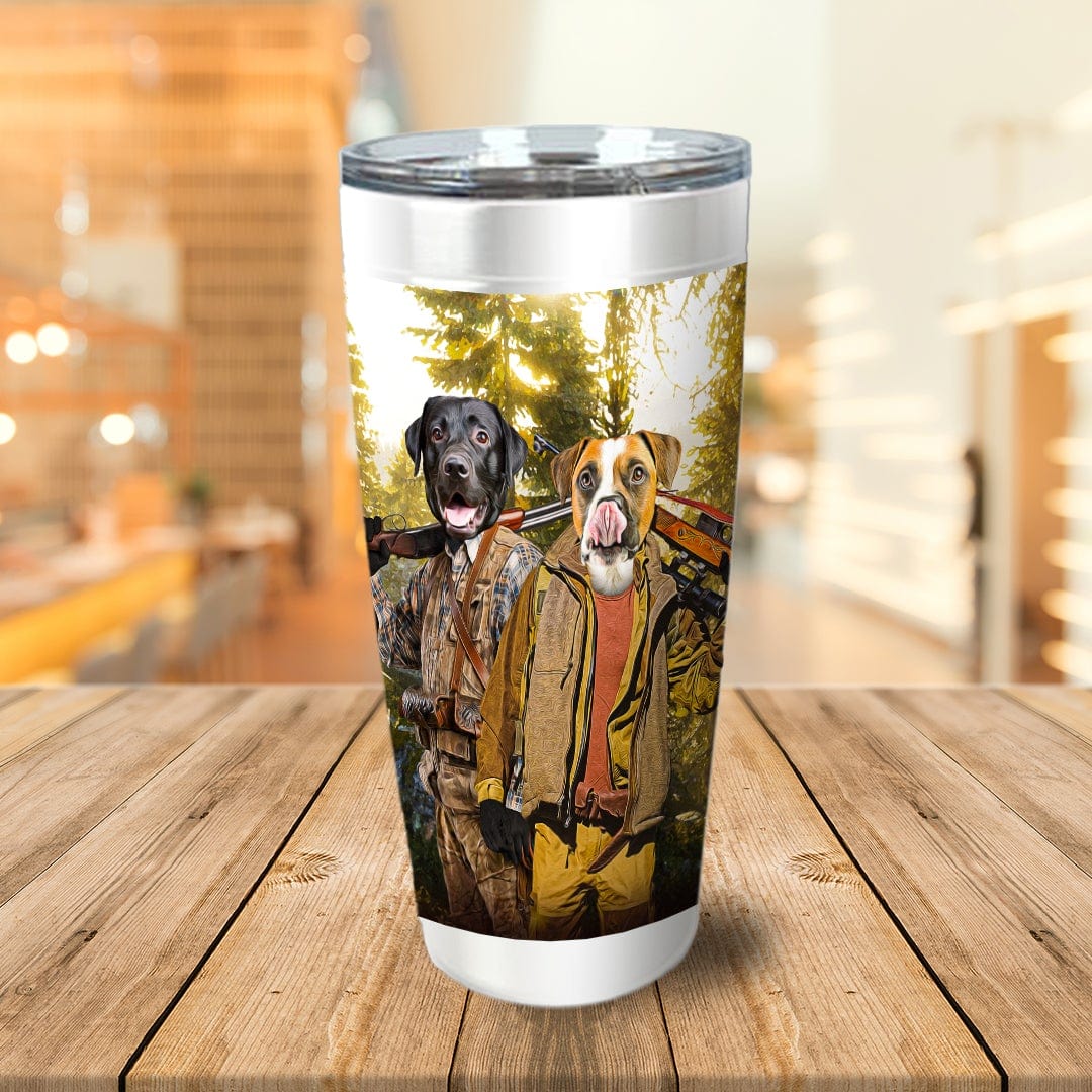 &#39;The Hunters&#39; Personalized 2 Pet Tumbler