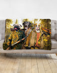 'The Hunters' Personalized 3 Pet Blanket