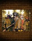 'The Hunters' Personalized 3 Pet Poster