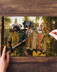 'The Hunters' Personalized 3 Pet Puzzle