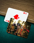 'The Hunters' Personalized 3 Pet Playing Cards