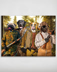 'The Hunters' Personalized 4 Pet Poster