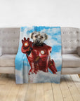 'The Iron Doggo' Personalized Pet Blanket