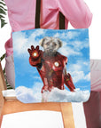 'The Iron Doggo' Personalized Tote Bag