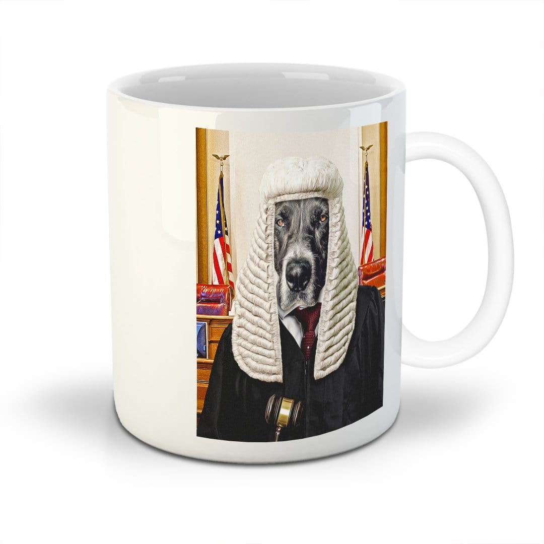 &#39;The Judge&#39; Personalized Pet Mug