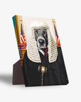 'The Judge' Personalized Pet Standing Canvas