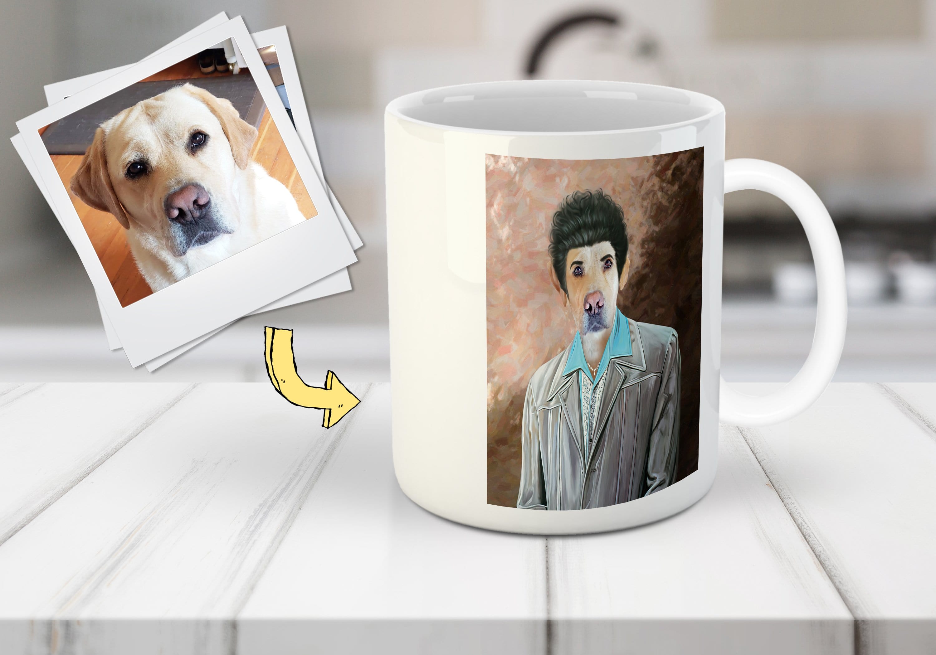 &#39;Kramer Doggo&#39; Custom Pet Mug