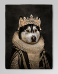 'The Lady of Pearls' Personalized Pet Blanket