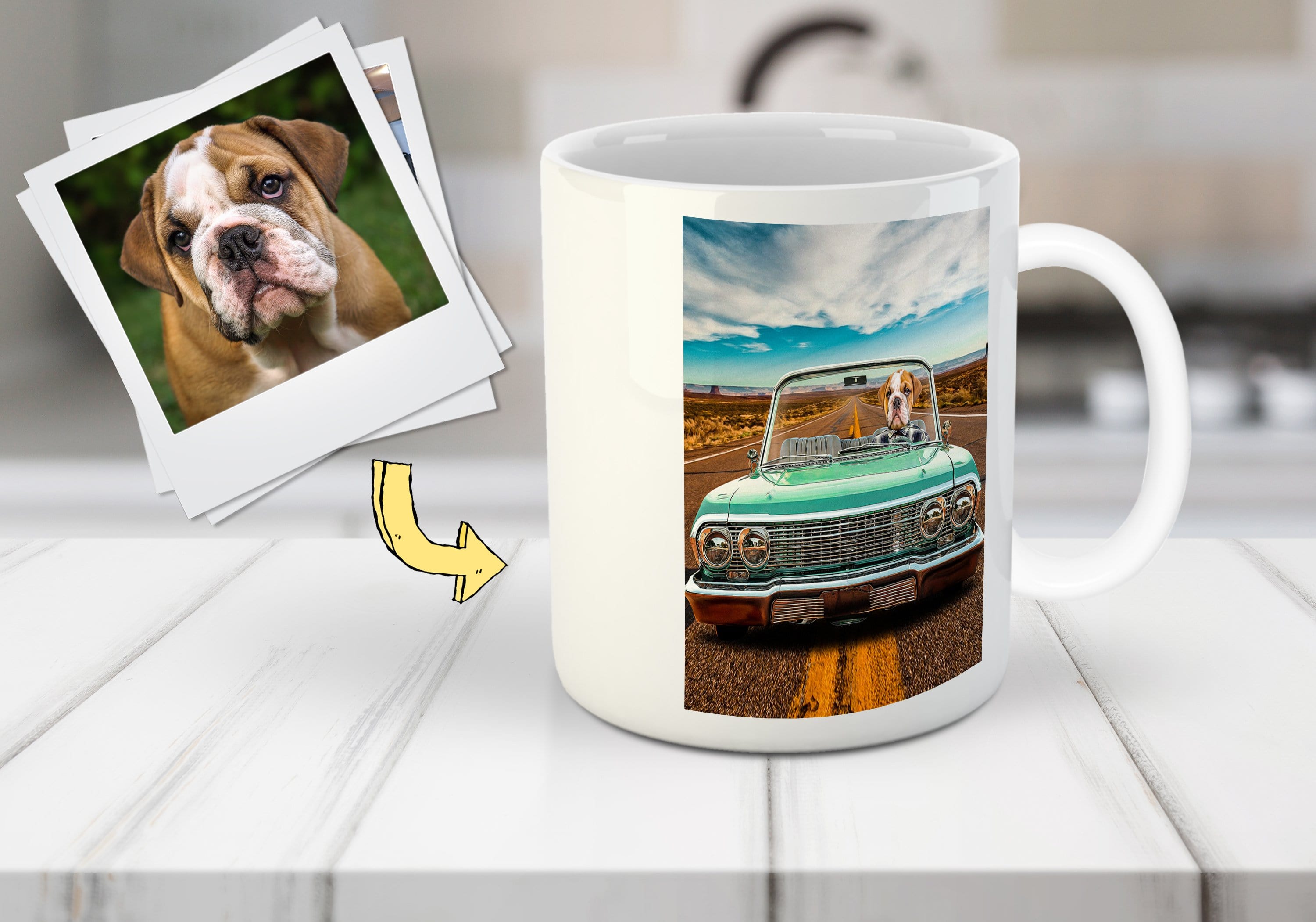 'The Lowrider' Personalized Pet Mug