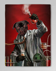 'The Mad Scientist' Personalized Pet Blanket