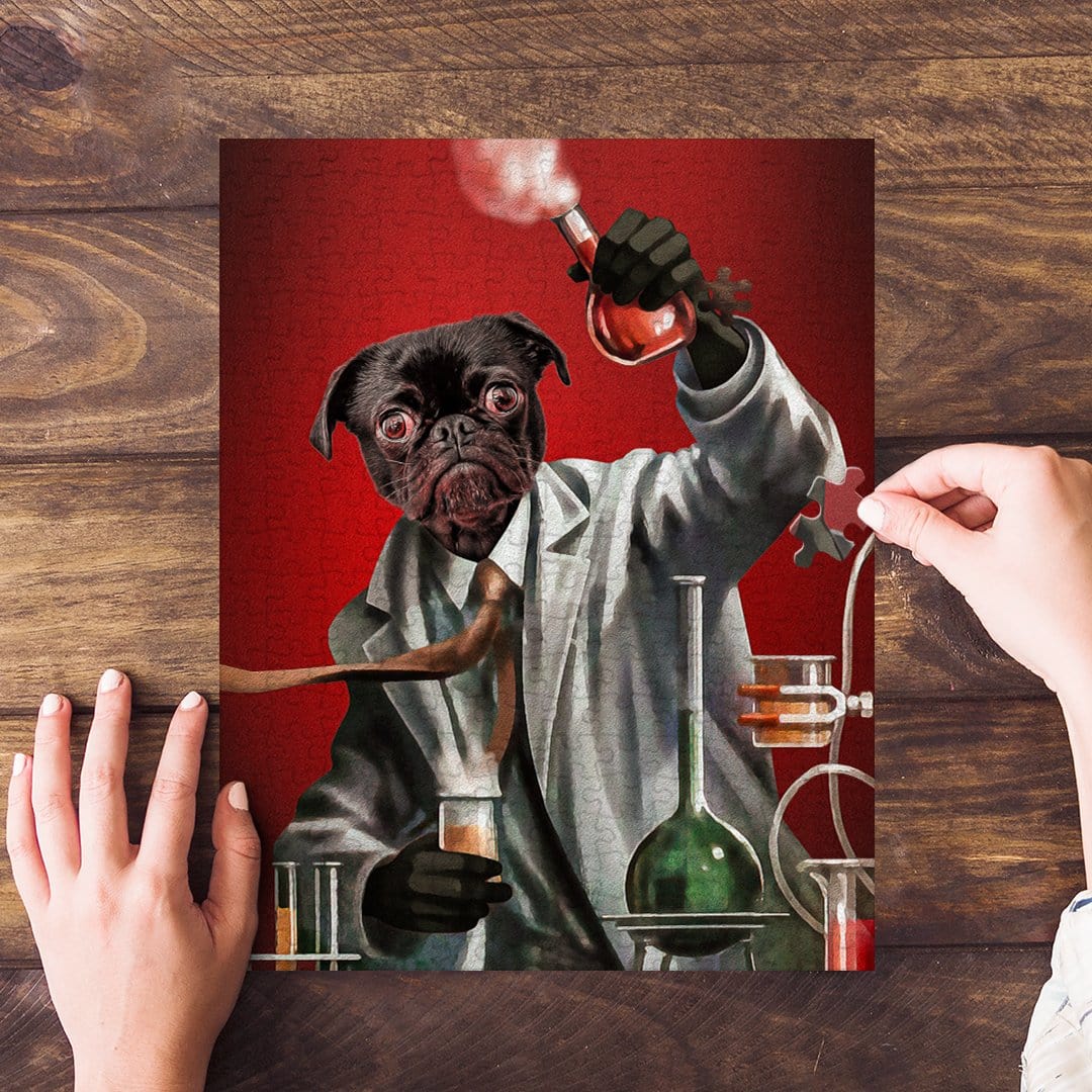 &#39;The Mad Scientist&#39; Personalized Pet Puzzle