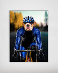 'The Male Cyclist' Personalized Pet Poster