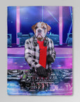 Manta personalizada para mascotas 'El DJ masculino' 