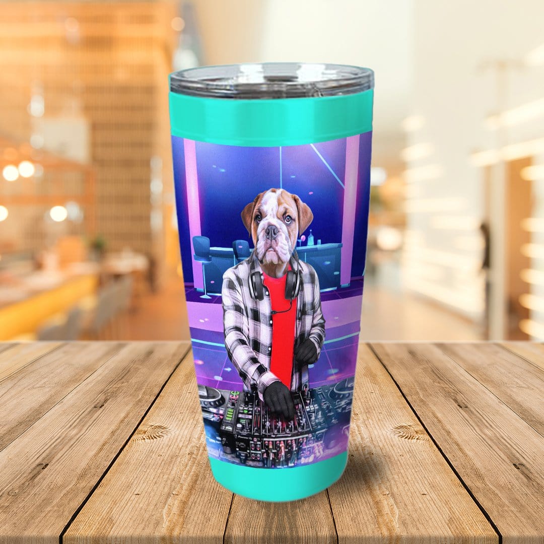 &#39;The Male DJ&#39; Personalized Tumbler