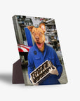 'The Mechanic' Personalized Pet Standing Canvas