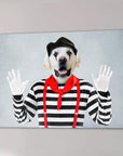 'The Mime' Personalized Pet Canvas