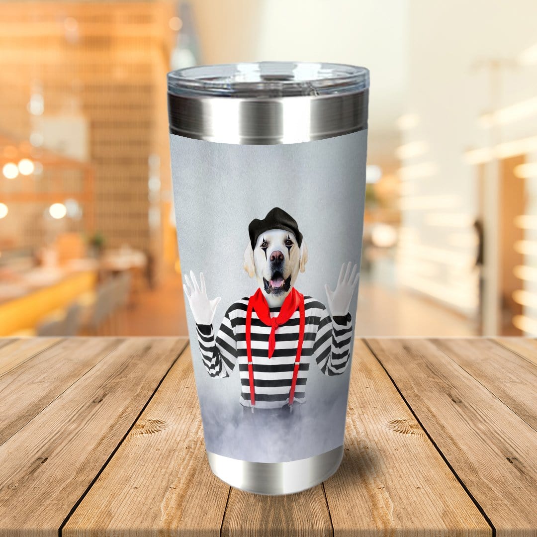 &#39;The Mime&#39; Personalized Tumbler