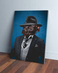 'The Mobster' Personalized Pet Canvas