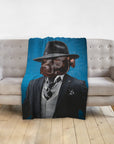 'The Mobster' Personalized Pet Blanket