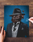 'The Mobster' Personalized Pet Puzzle