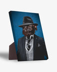'The Mobster' Personalized Pet Standing Canvas