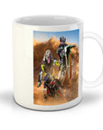 'The Motocross Riders' Personalized 2 Pet Mug