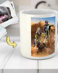 'The Motocross Riders' Personalized 2 Pet Mug