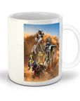 'The Motocross Riders' Personalized 3 Pet Mug