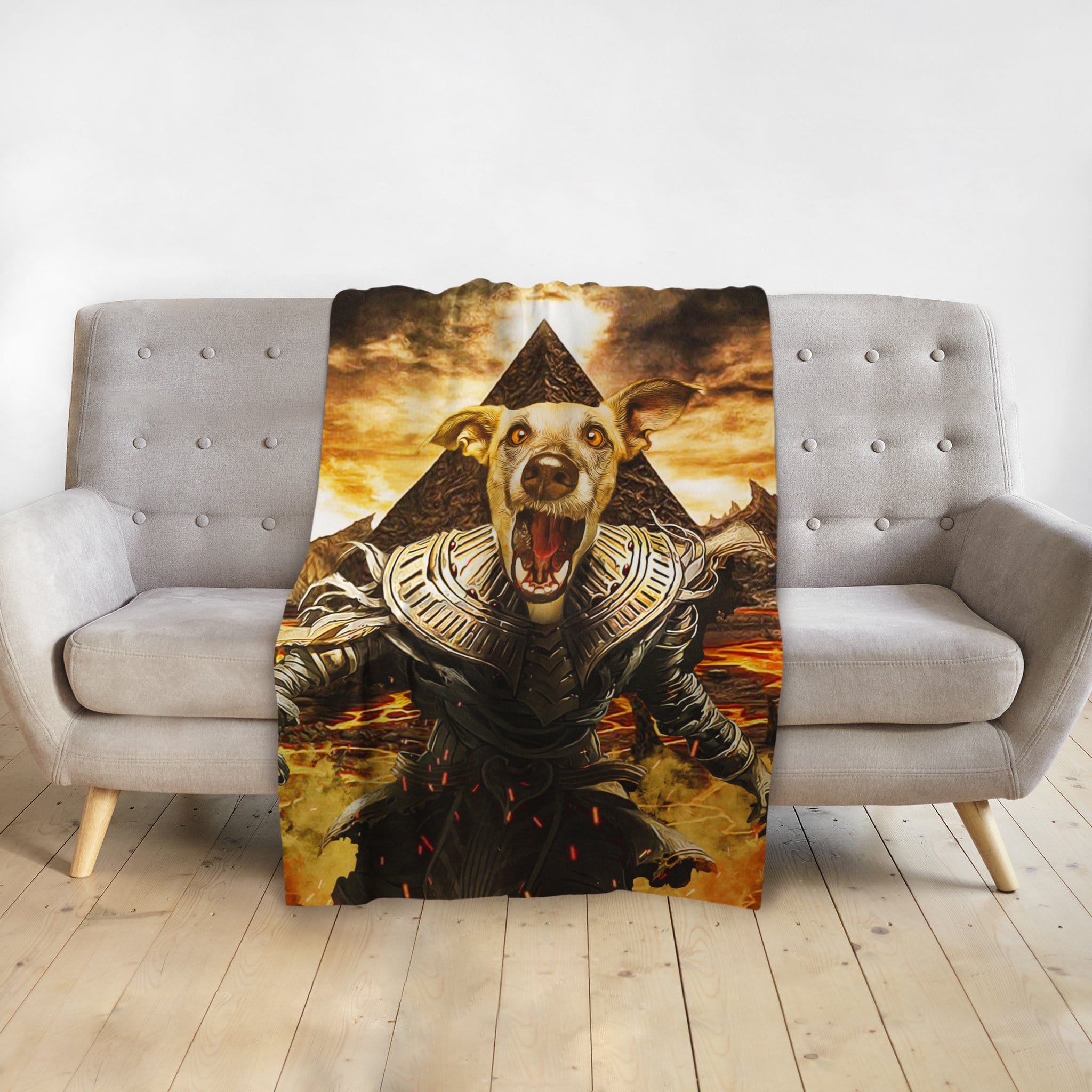&#39;The Mummy&#39; Personalized Pet Blanket