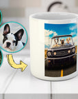 'The Classic Woofstang' Personalized 3 Pet Mug