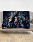 'The Navy Veterans' Personalized 4 Pet Blanket