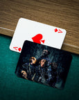 'The Navy Veterans' Personalized 4 Pet Playing Cards