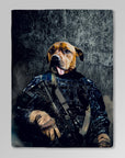 'The Navy Veteran' Personalized Pet Blanket