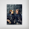 Load image into Gallery viewer, &#39;The Navy Veterans&#39; Personalized 2 Pet Poster