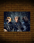 'The Navy Veterans' Personalized 3 Pet Poster