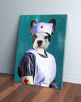 'The Nurse' Personalized Pet Canvas