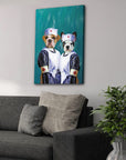 'The Nurses' Personalized 2 Pet Canvas